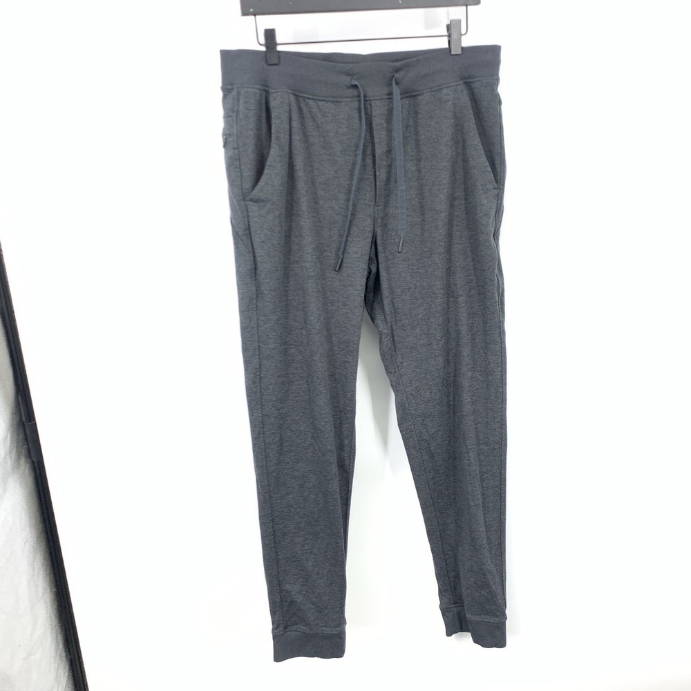 Birddogs Men Size XL Pants Dark Gray Sweatpants Joggers Slim Fit Liner Pull On